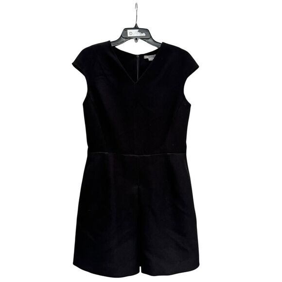 VINCE Black Inverted Pleat Dress - Size 6 - New - Picture 3 of 5